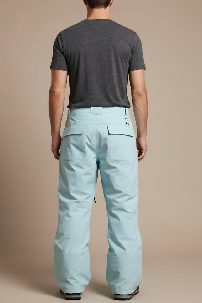 Pantalon De Pluie Bleu Clair Ample Imperméable Homme Sport - Polyester - vue 2