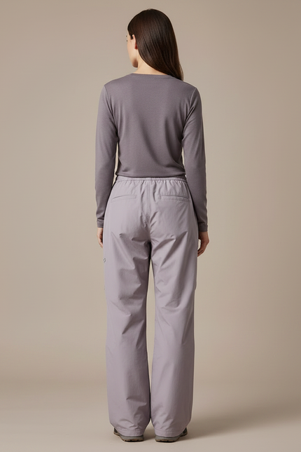Pantalon De Pluie Gris Ample Imperméable Femme Sport - Polyester - vue 2