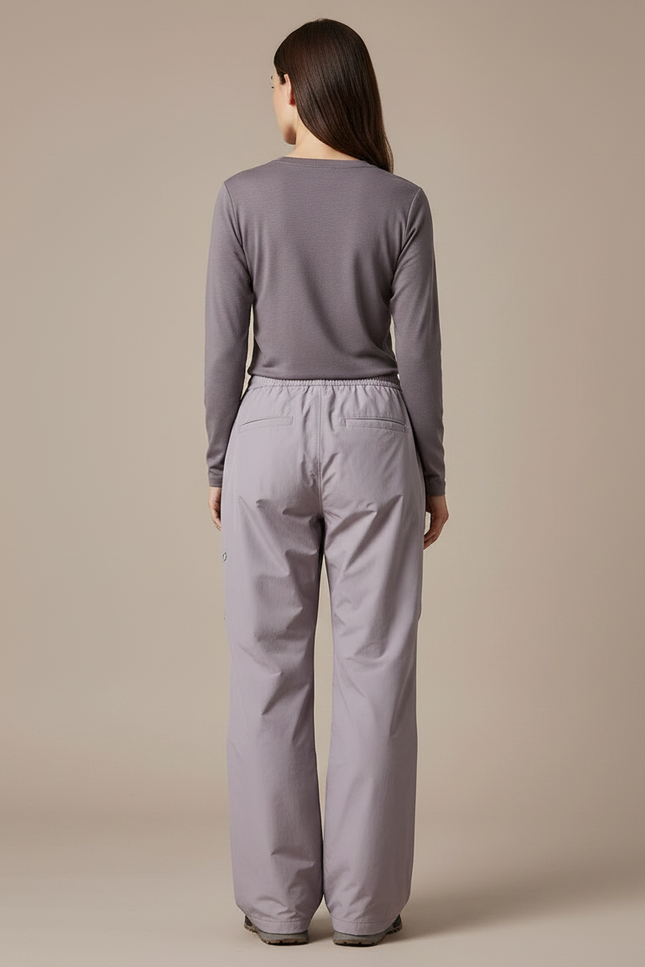 Pantalon De Pluie Gris Ample Imperméable Femme Sport - Polyester - vue 2