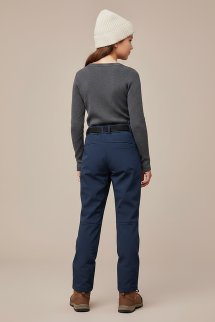 Pantalon De Pluie Bleu Marine Enfant Chaud Imperméable Extensible - Polyester - vue 2