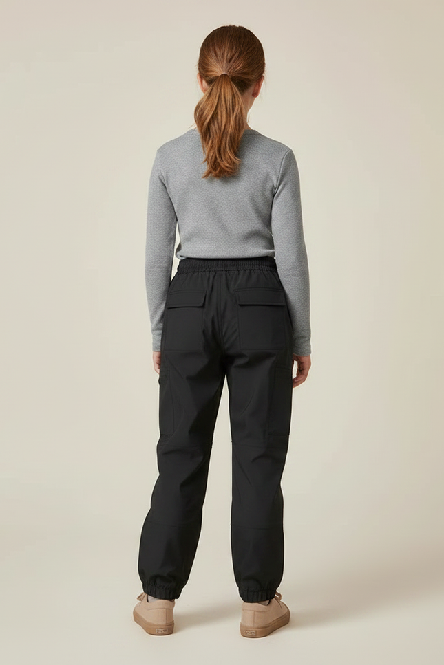 Pantalon De Pluie 004f - Noir Polyester - vue 2