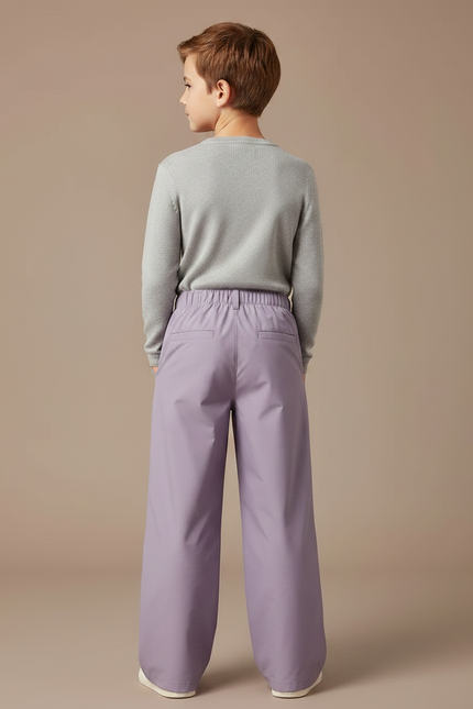 Pantalon De Pluie Ample Violet Léger Imperméable Enfant - Polyester - vue 2