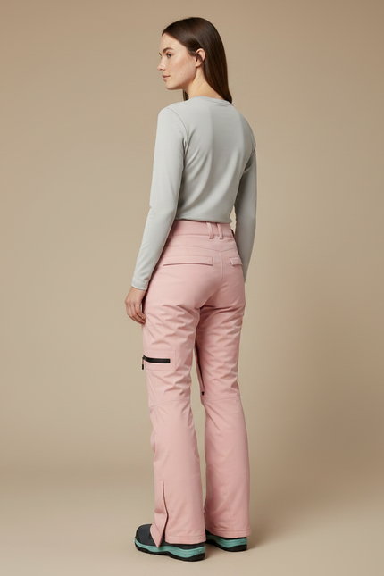 Pantalon De Pluie Rose Ample Imperméable Femme Ski - Polyester - vue 2