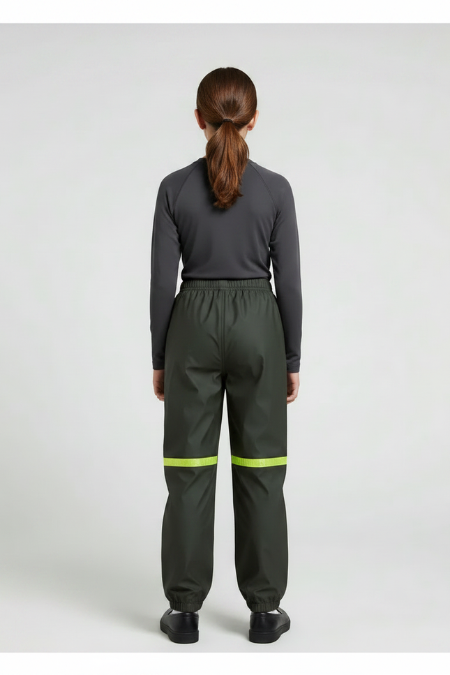 Pantalon Et Veste De Pluie - Kaki Polyester - vue 2