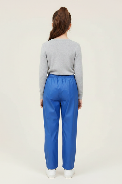 Pantalon De Pluie Bleu Brillant Ample Imperméable Enfant - Polyester - vue 2