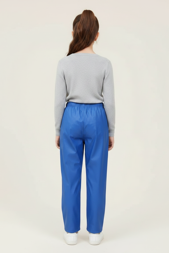 Pantalon De Pluie Bleu Brillant Ample Imperméable Enfant - Polyester - vue 2