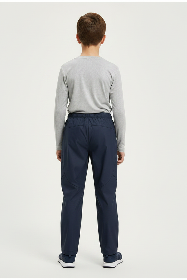 Pantalon De Pluie Bleu Marine Imperméable Enfant Élastiqué - Polyester - vue 2
