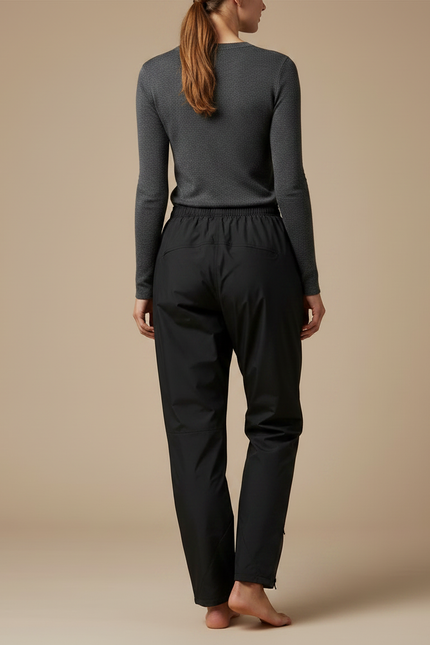 Sur-pantalon De Pluie Vélo - Noir Polyester - vue 2