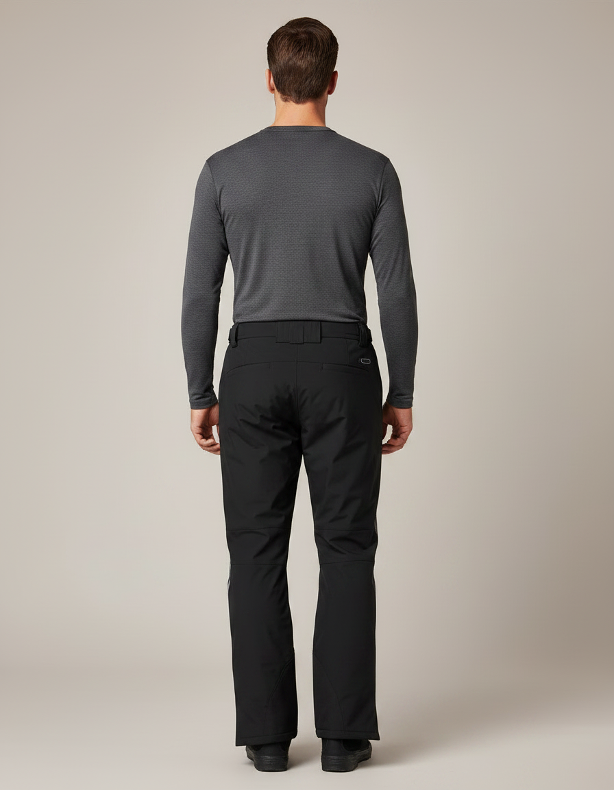Pantalon Pluie Adulte - Noir Polyester - vue 2
