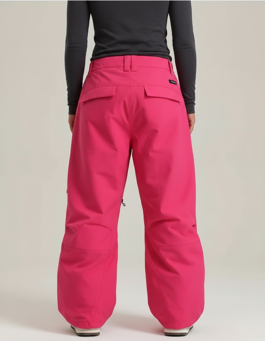 Pantalon De Pluie Rose Ample Imperméable Unisexe Sport - Polyester - vue 2