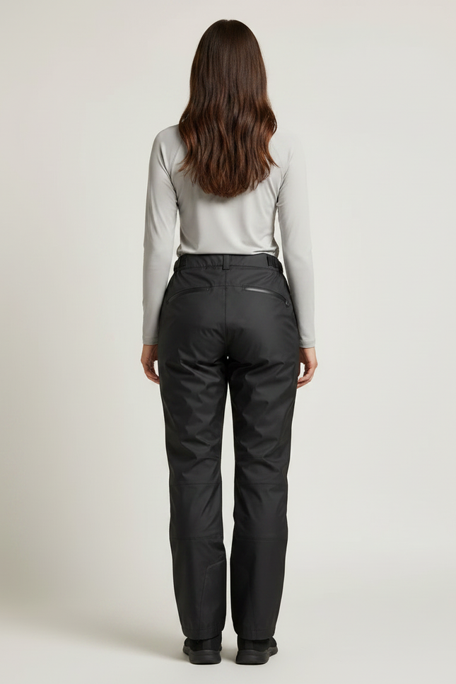 Pantalon Pluie Moto Femme - Noir Polyester - vue 2