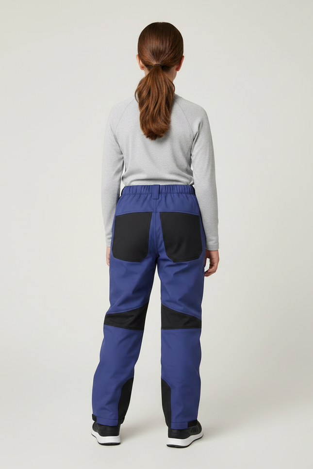 Pantalon De Pluie Bleu Marine Fonctionnel Enfant Imperméable - Polyester - vue 2