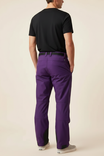 Pantalon De Pluie Violet Ample Imperméable Homme - Polyester - vue 2