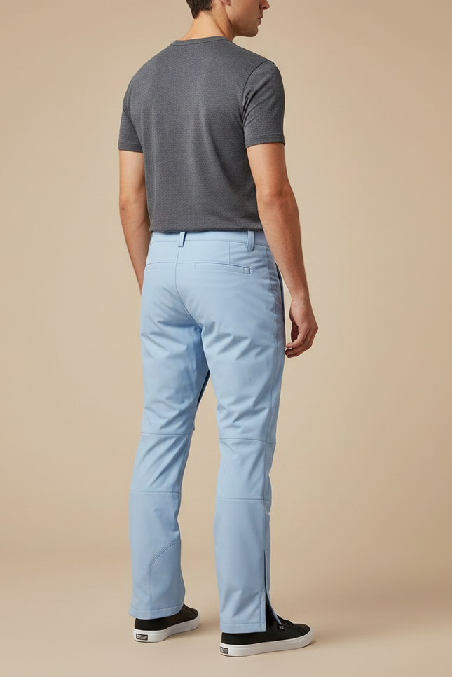 Pantalon De Pluie Bleu Clair Ample Imperméable Homme - Polyester - vue 2