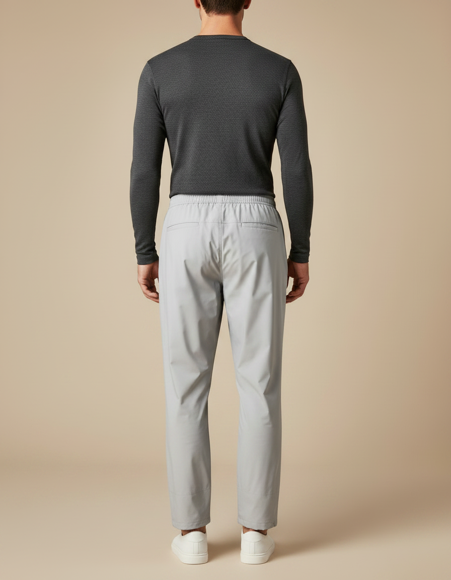 Pantalon Pluie Golf - Gris Polyester - vue 2