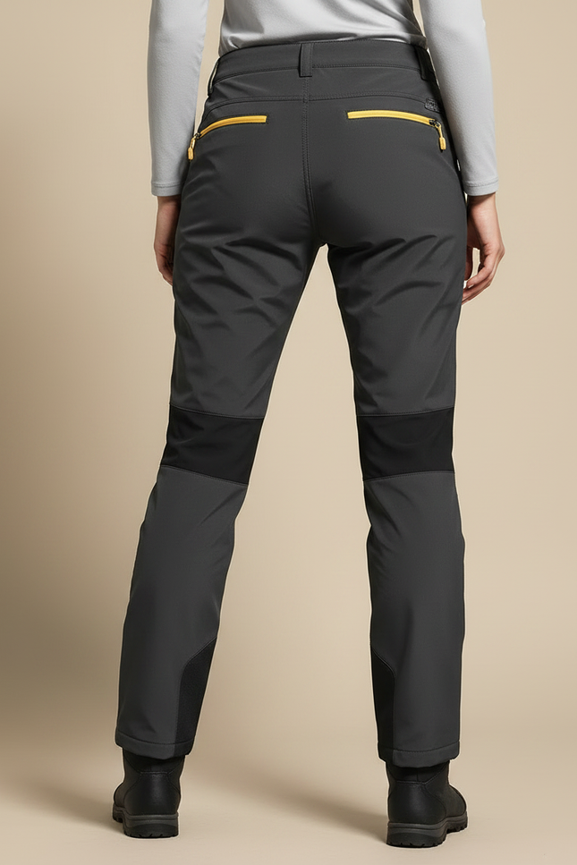 Pantalon De Pluie Gris Foncé Softshell Femme Imperméable - Polyester - vue 2