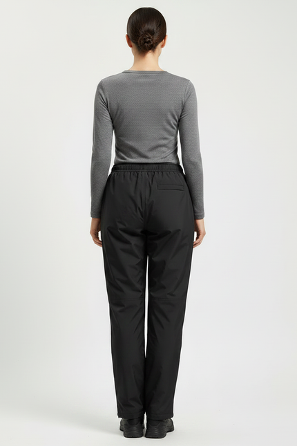 Pantalon De Pluie Noir Imperméable Unisexe Léger Sport - Polyester - vue 2