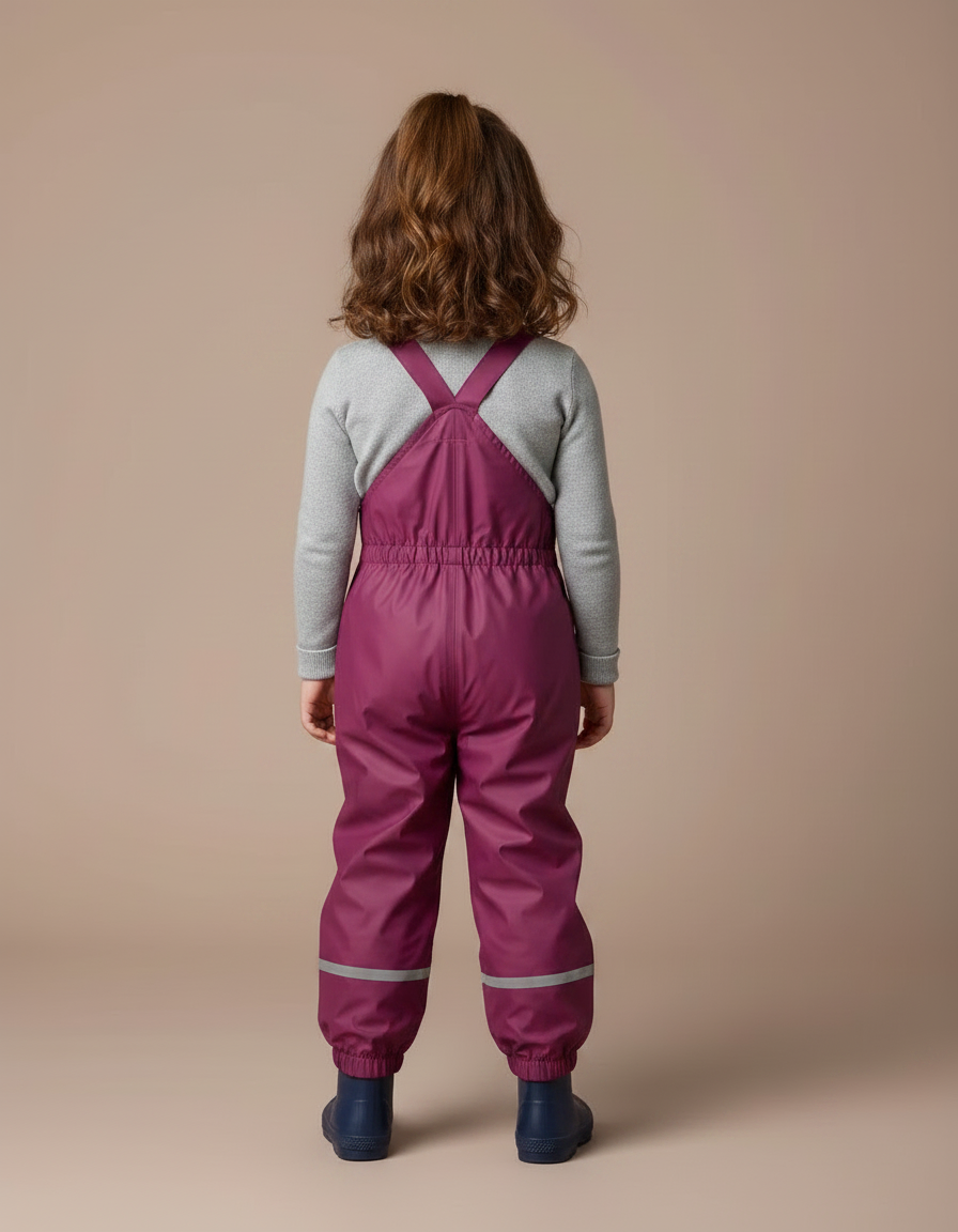 Pantalon Pluie Respirant - Violet Polyester - vue 2