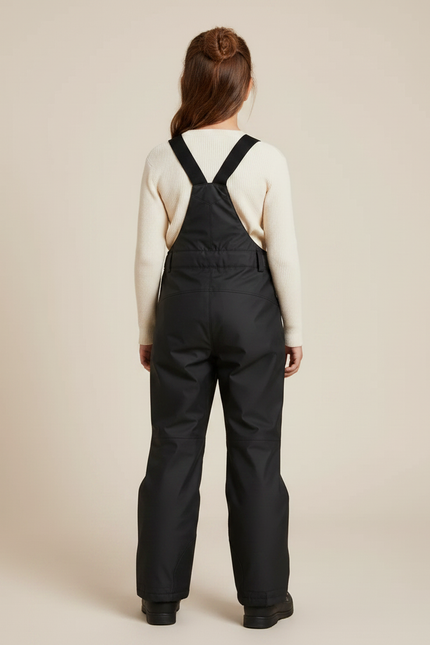 Pantalon De Pluie Noir Salopette Imperméable Enfant Hiver - Polyester - vue 2