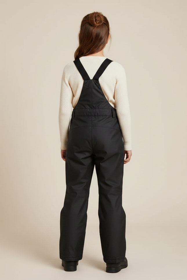 Pantalon De Pluie Noir Salopette Imperméable Enfant Hiver - Polyester - vue 2