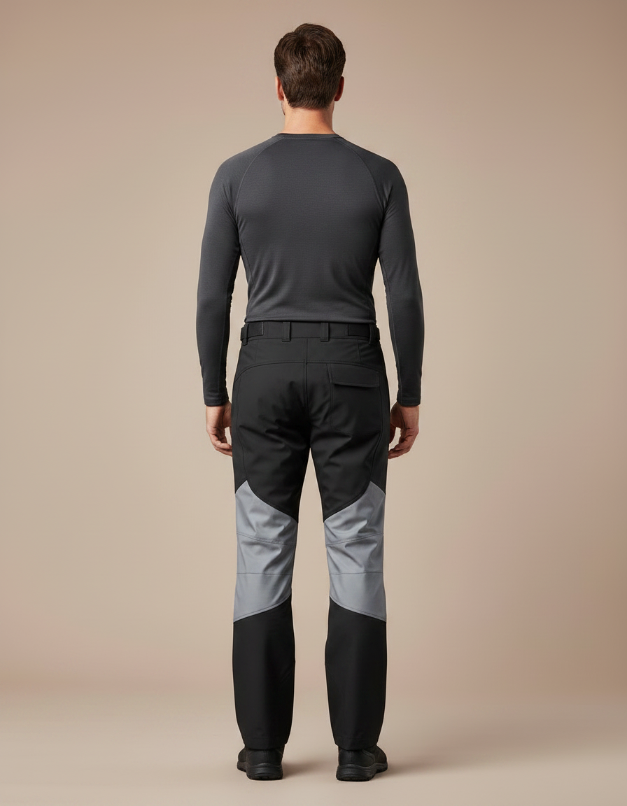 Pantalon De Pluie Professionnel - Noir Polyester - vue 2