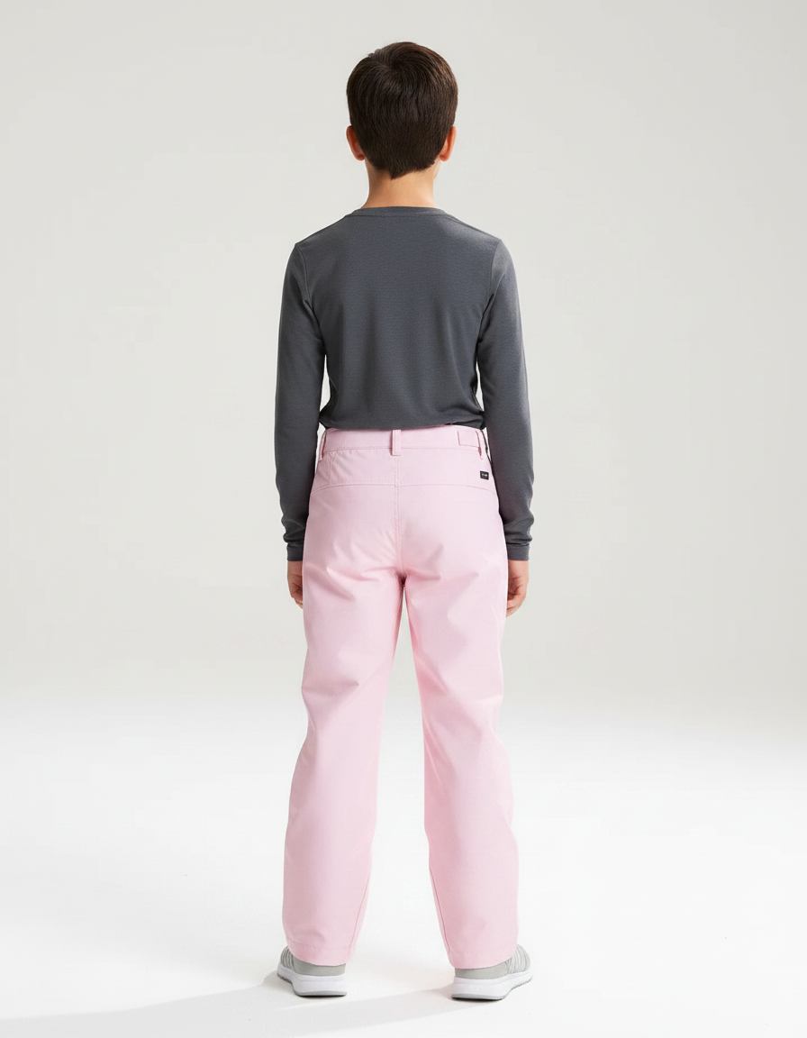 Pantalon De Pluie Rose Imperméable Enfant Ski - Polyester - vue 2