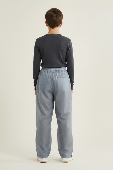 Pantalon De Pluie Gris Ample Imperméable Enfant Sport - Polyester - vue 2