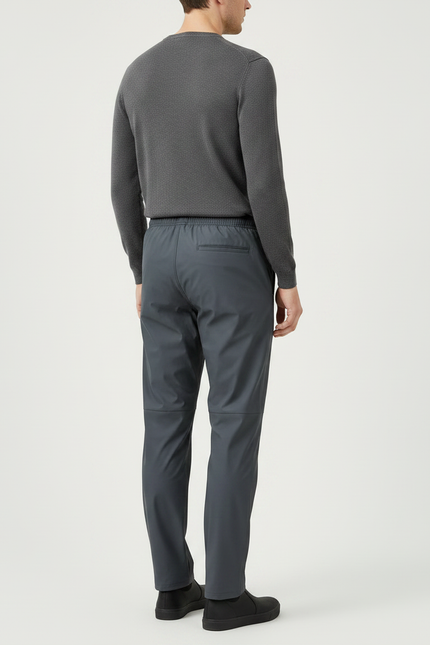 Pantalon De Pluie Gris Imperméable Décontracté Homme - Polyester - vue 2