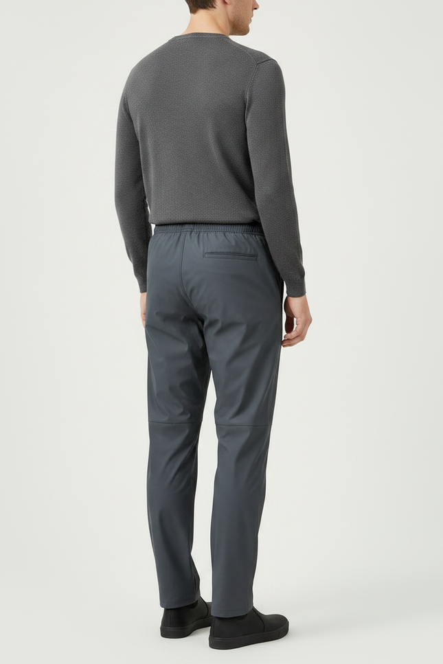 Pantalon De Pluie Gris Imperméable Décontracté Homme - Polyester - vue 2