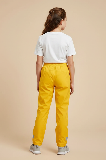 Pantalon De Pluie Jaune Imperméable Réfléchissant Enfant - Polyester - vue 2