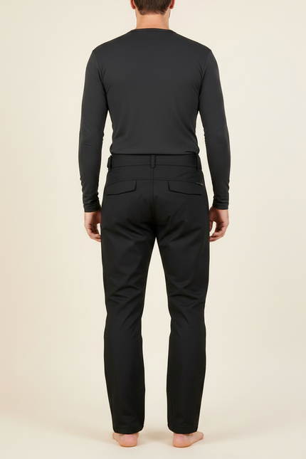 Pantalon De Pluie Noir Homme Imperméable Coupe-Vent Cargo - Polyester - vue 2
