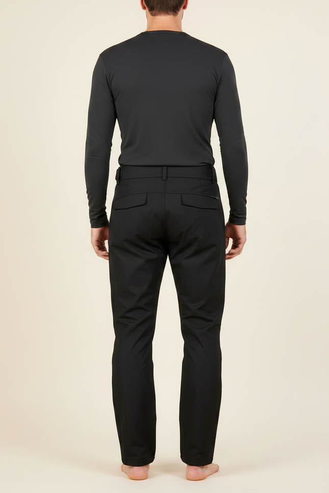 Pantalon De Pluie Noir Homme Imperméable Coupe-Vent Cargo - Polyester - vue 2