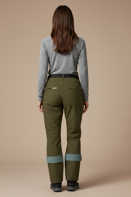 Pantalon Pluie Chaud - Kaki Polyester - vue 2