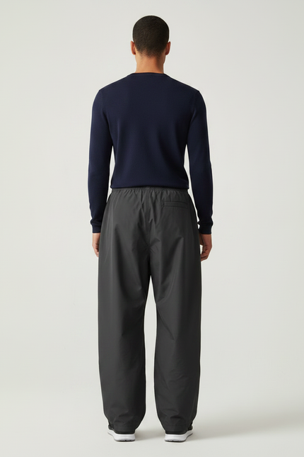 Pantalon De Pluie Gris Imperméable Ample Sportif Homme - Polyester - vue 2
