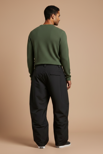 Pantalon Pluie Grande Taille - Noir Polyester - vue 2