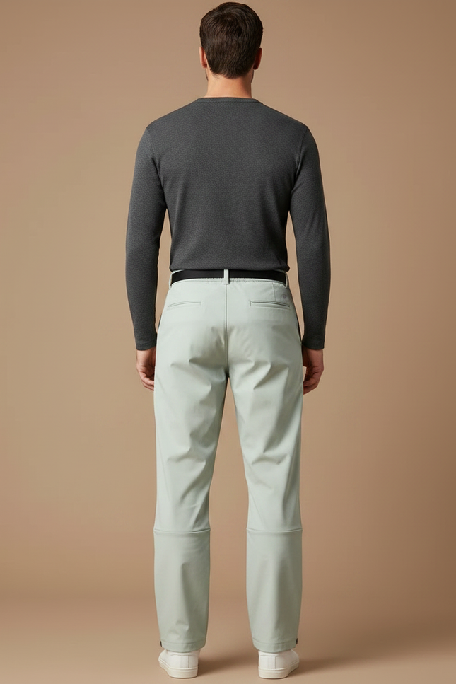 Pantalon De Pluie Vert Clair Ample Imperméable Homme - Polyester - vue 2