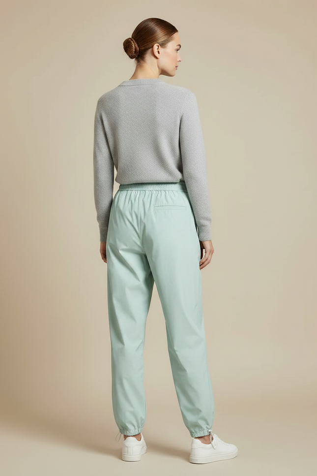 Pantalon De Pluie Vert Menthe Ample Léger Femme - Polyester - vue 2