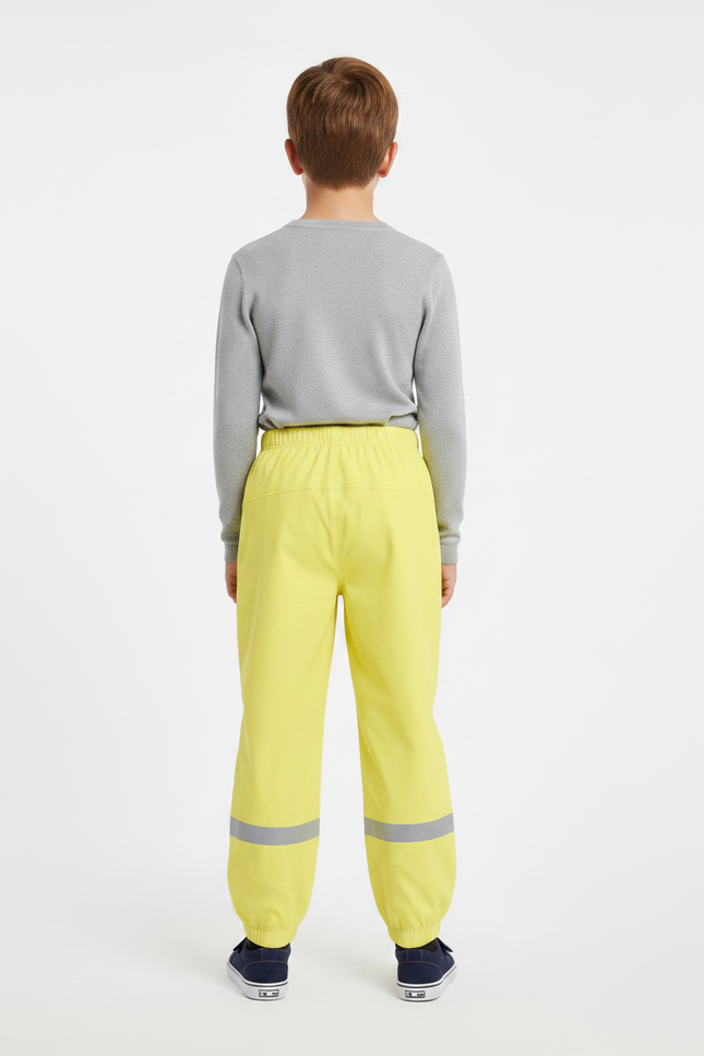 Pantalon De Pluie Jaune Fluo - Polyester - vue 2