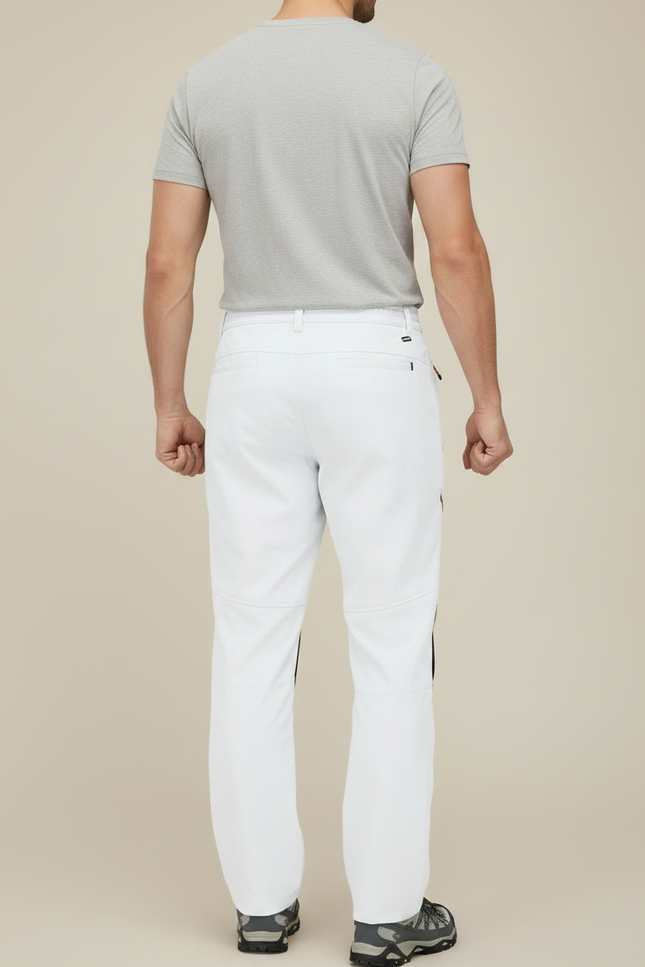 Pantalon De Pluie Blanc Softshell Imperméable Randonnée Homme - Polyester - vue 2
