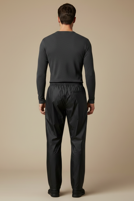 Sur-pantalon De Pluie - Noir Polyester - vue 2