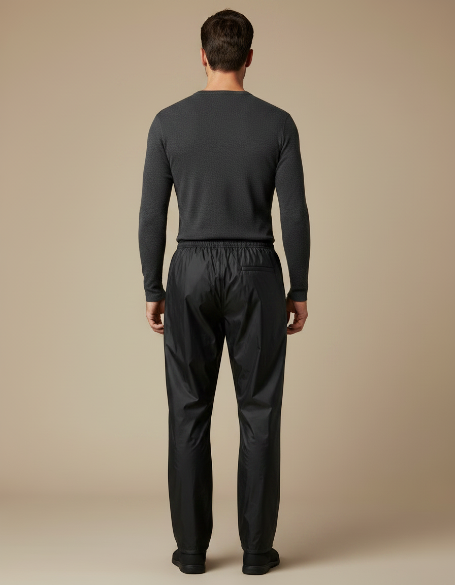 Sur-pantalon De Pluie - Noir Polyester - vue 2