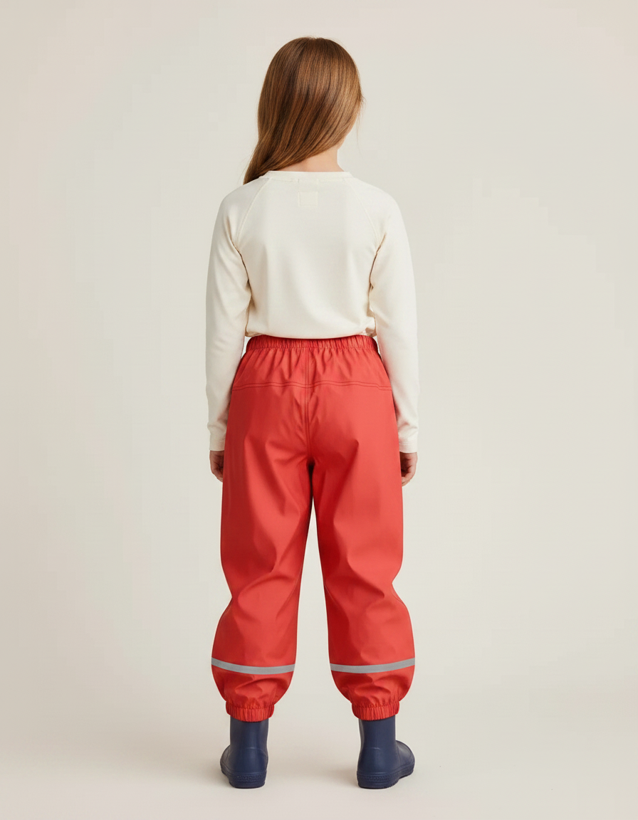 Pantalon De Pluie Orange - Polyester - vue 2