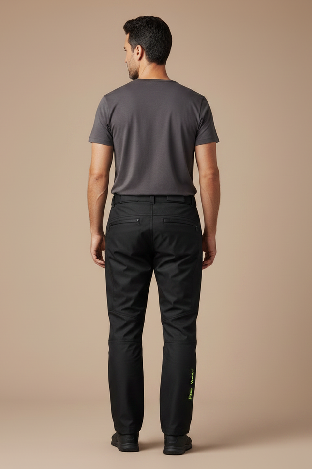 Pantalon Pluie Moto Doublure Amovible - Noir Polyester - vue 2