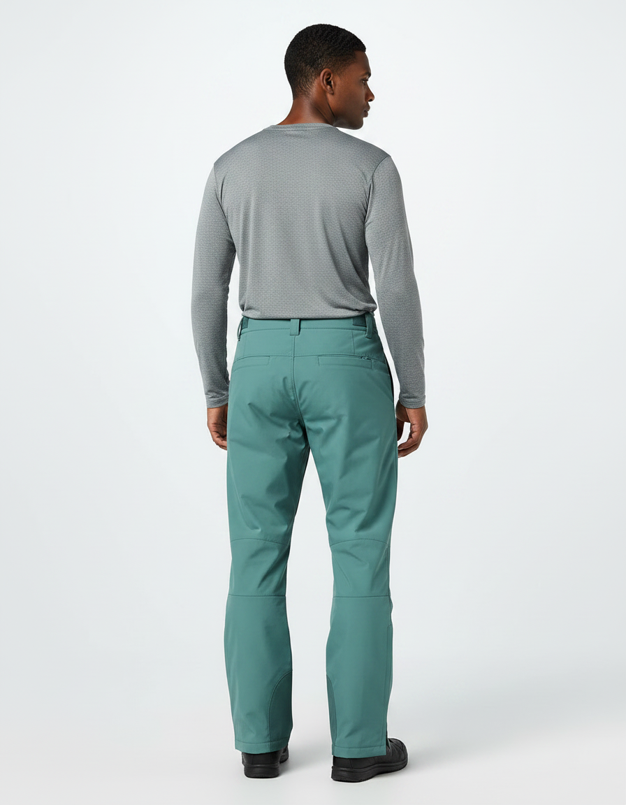 Pantalon De Pluie Vert Ample Imperméable Homme - Polyester - vue 2