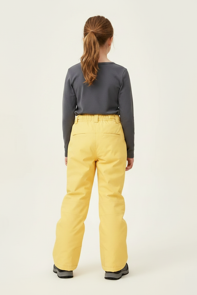 Pantalon De Pluie Jaune Imperméable Enfant Ski Hiver - Polyester - vue 2