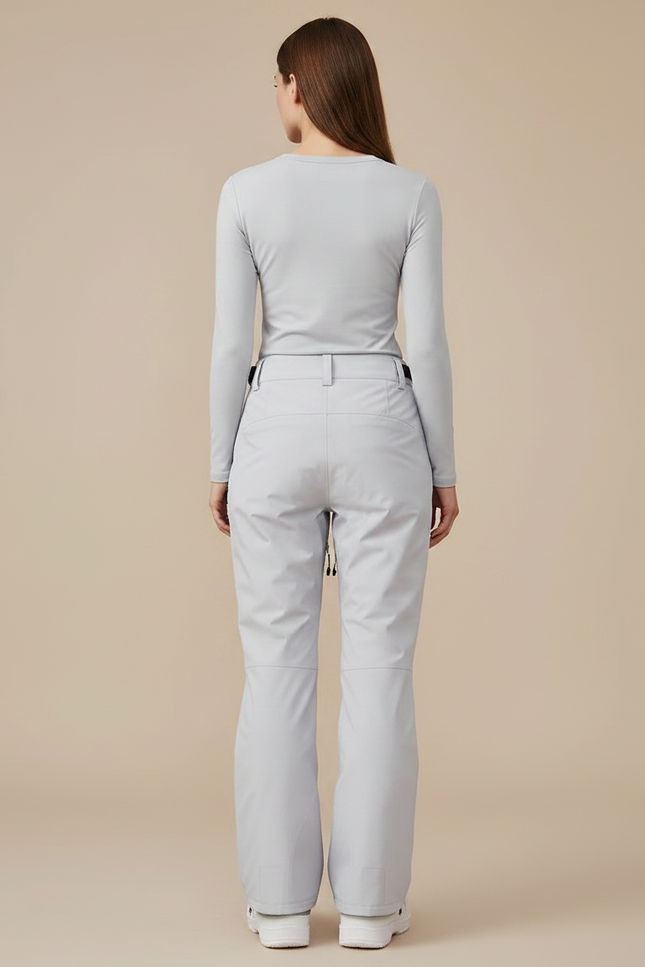 Pantalon De Pluie Gris Clair Ample Imperméable Ski - Polyester - vue 2