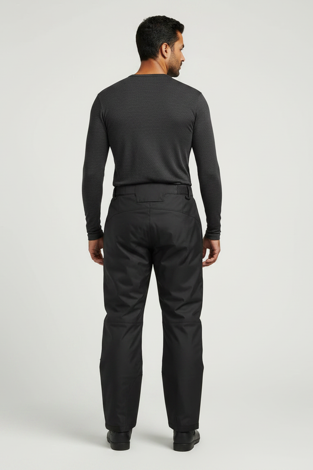 Pantalon De Pluie Noir Imperméable Coupe-Vent Homme Moto - Polyester - vue 2
