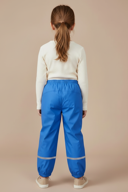 Pantalon Pluie Haute Visibilité - Bleu Polyester - vue 2