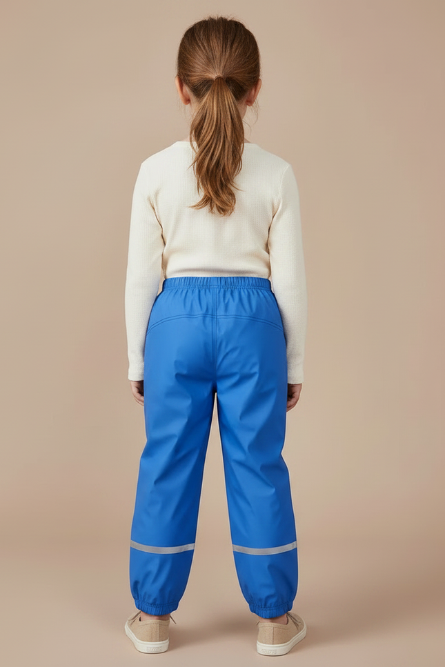 Pantalon Pluie Haute Visibilité - Bleu Polyester - vue 2