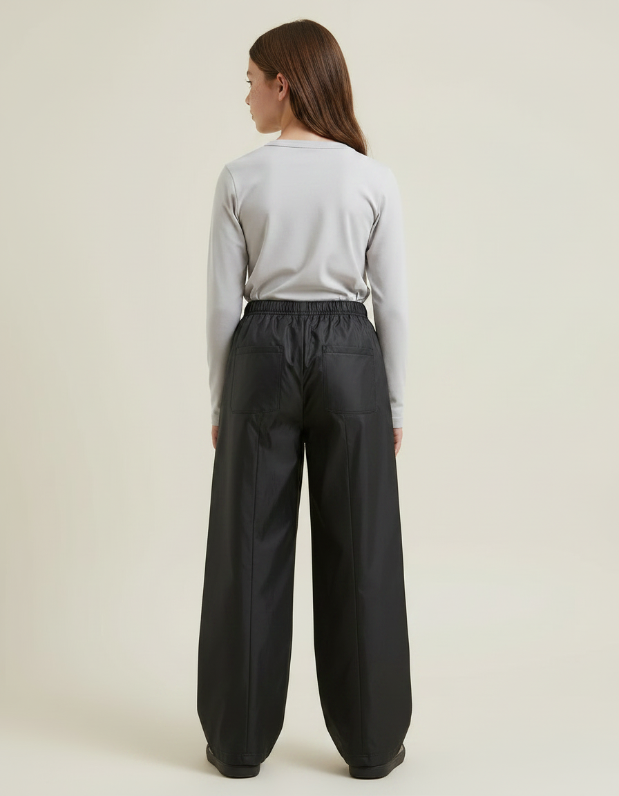 Pantalon De Pluie Noir Ample Imperméable Enfant Durable - Polyester - vue 2